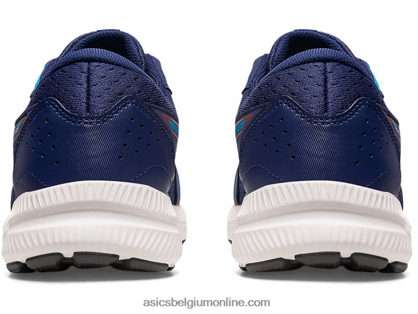 gelcontend 8 extra breed V6HXR2395 indigoblauw/eilandblauw Asics