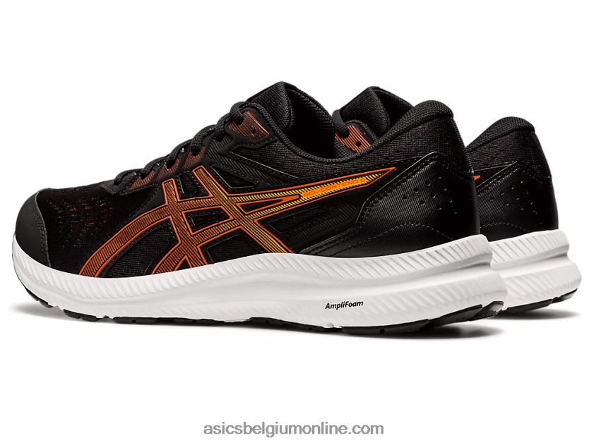 gelcontend 8 extra breed V6HXR2717 zwarte/cherrytomaat Asics