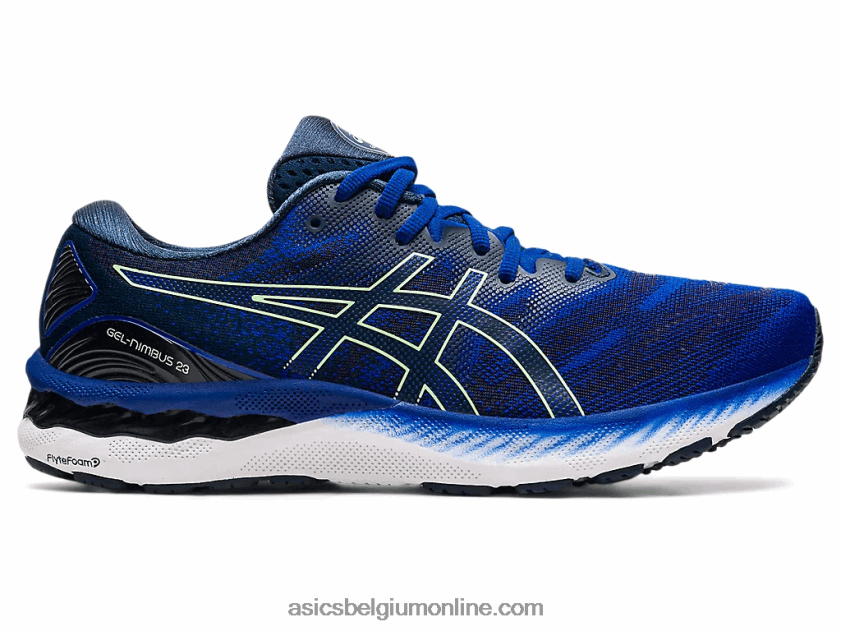 gelnimbus 23 V6HXR21854 monaco blauw/licht limoen Asics