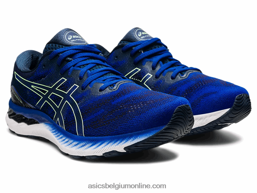 gelnimbus 23 V6HXR21854 monaco blauw/licht limoen Asics