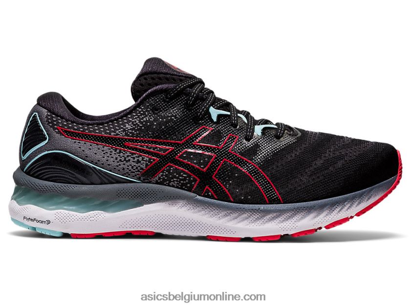 gelnimbus 23 V6HXR21861 zwart/elektrisch rood Asics