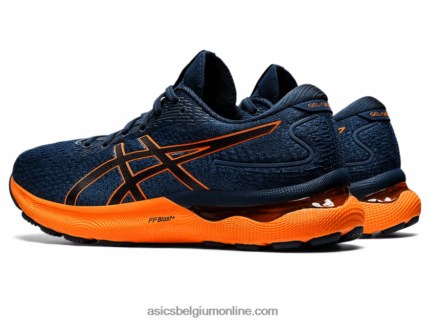 gelnimbus 24 V6HXR21550 frans blauw/schokkend oranje Asics