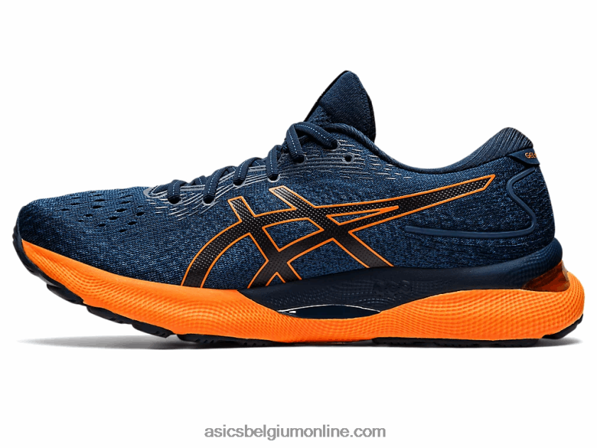 gelnimbus 24 V6HXR21550 frans blauw/schokkend oranje Asics