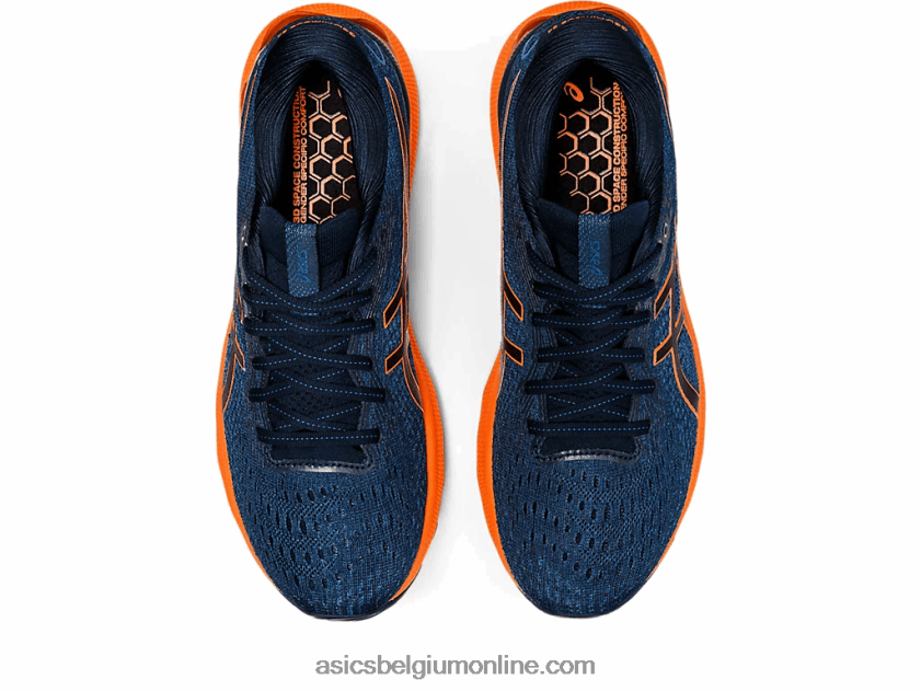 gelnimbus 24 V6HXR21550 frans blauw/schokkend oranje Asics