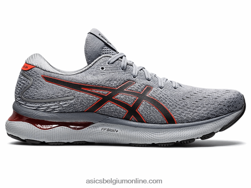 gelnimbus 24 breed V6HXR2874 bladsteen/cherrytomaat Asics