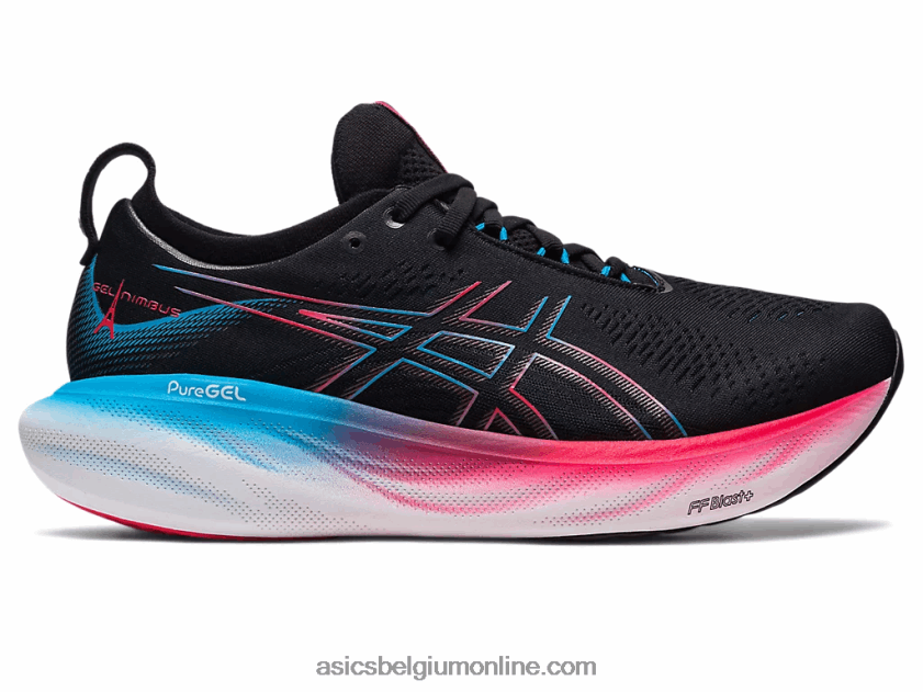 gelnimbus 25 V6HXR26 zwart/elektrisch rood Asics
