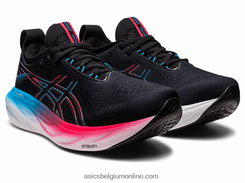 gelnimbus 25 V6HXR26 zwart/elektrisch rood Asics
