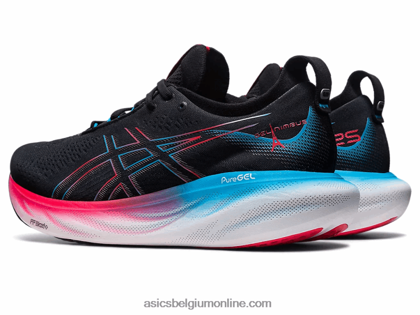 gelnimbus 25 V6HXR26 zwart/elektrisch rood Asics