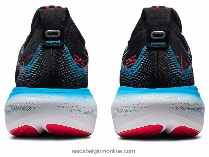 gelnimbus 25 V6HXR26 zwart/elektrisch rood Asics