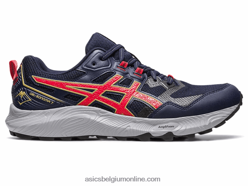 gelsonoom 7 V6HXR2116 middernacht/elektrisch rood Asics