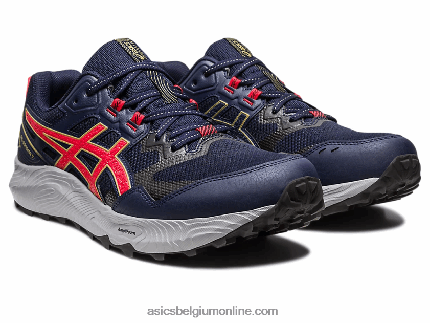 gelsonoom 7 V6HXR2116 middernacht/elektrisch rood Asics