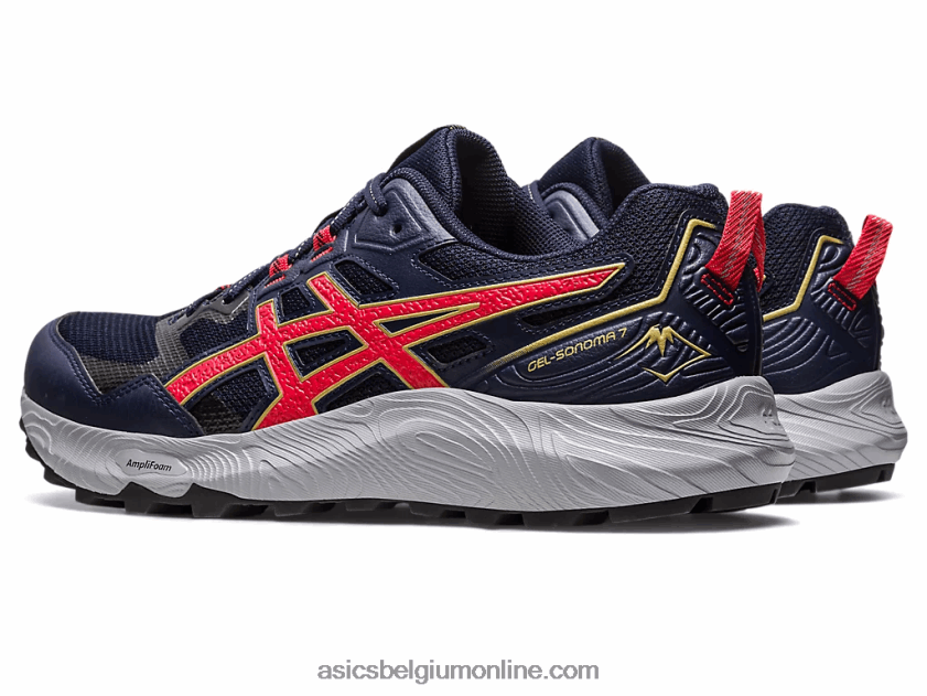 gelsonoom 7 V6HXR2116 middernacht/elektrisch rood Asics
