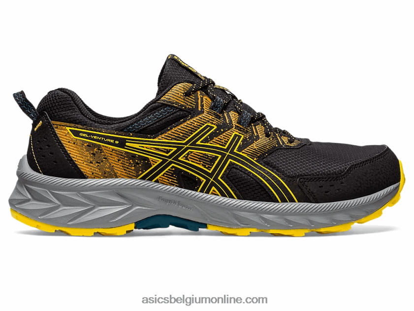 gelventure 9 V6HXR2103 zwart/goudgeel Asics