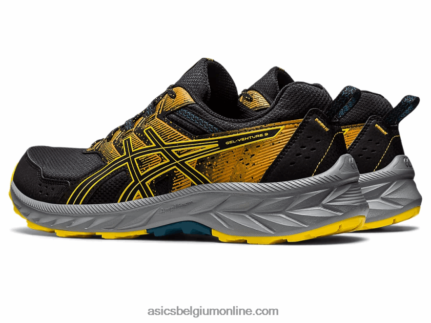 gelventure 9 V6HXR2103 zwart/goudgeel Asics