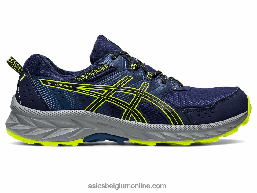 gelventure 9 V6HXR2107 peacoat/veiligheidsgeel Asics