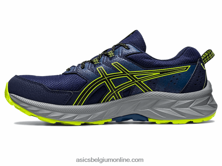 gelventure 9 V6HXR2107 peacoat/veiligheidsgeel Asics