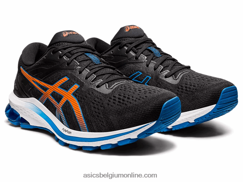 gt-1000 10 V6HXR21934 zwart/herboren blauw Asics