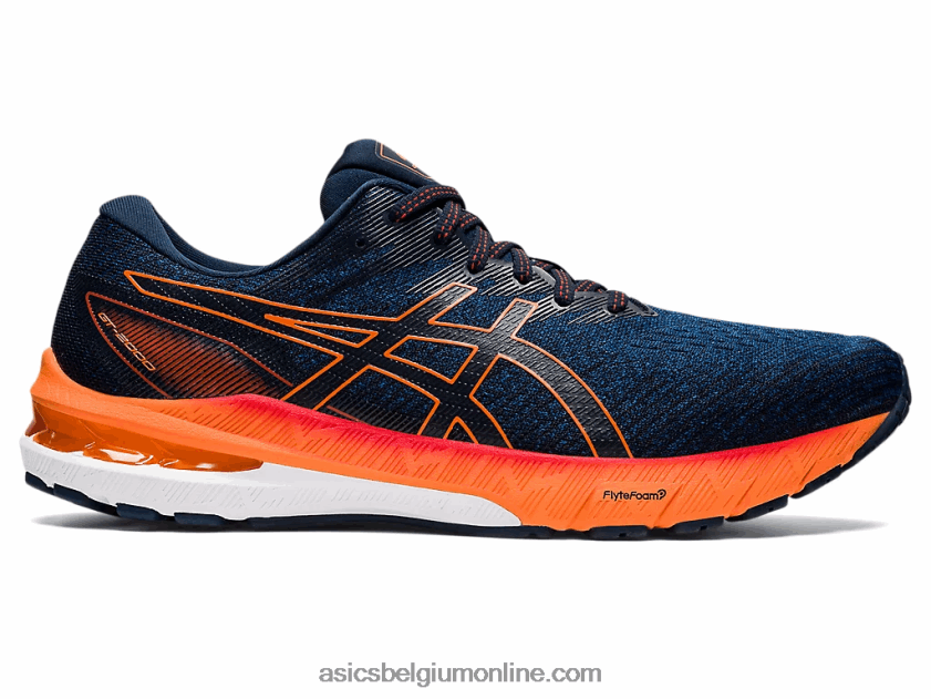 gt-2000 10 V6HXR21474 mako blauw/schokkend oranje Asics