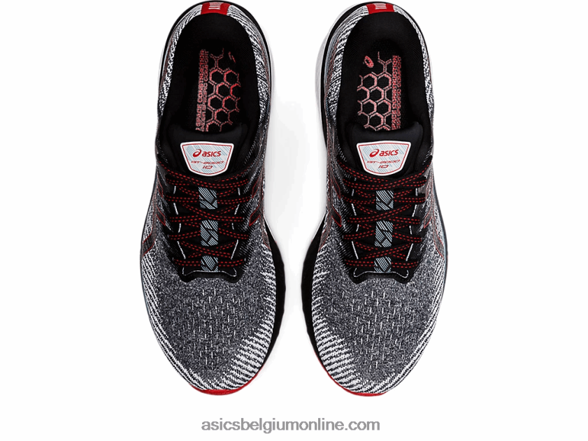 gt-2000 10 V6HXR21858 zwart/snel rood Asics