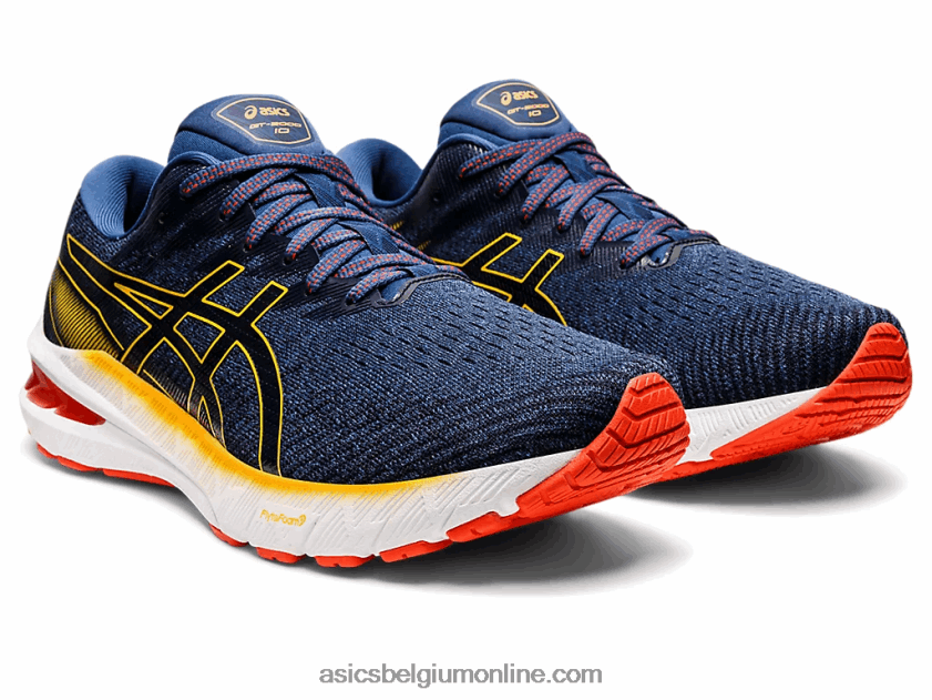 gt-2000 10 V6HXR2602 nachtblauw/citrusvrucht Asics