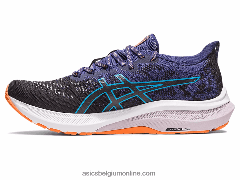 gt-2000 11 mk gebreid V6HXR2117 zwart/indigoblauw Asics