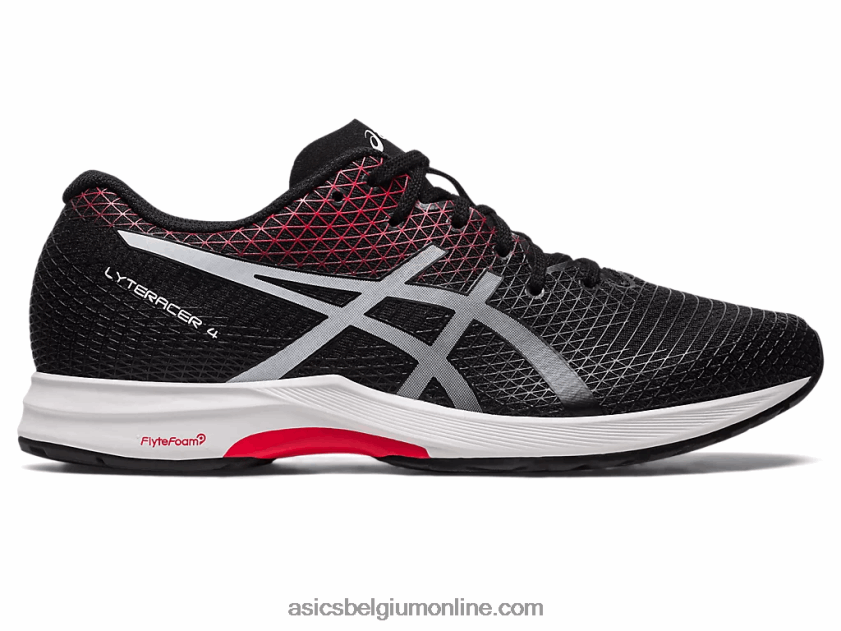 letterzetter 4 V6HXR2106 zwart/klassiek rood Asics