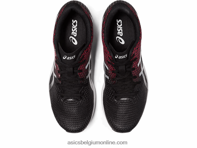 letterzetter 4 V6HXR2106 zwart/klassiek rood Asics