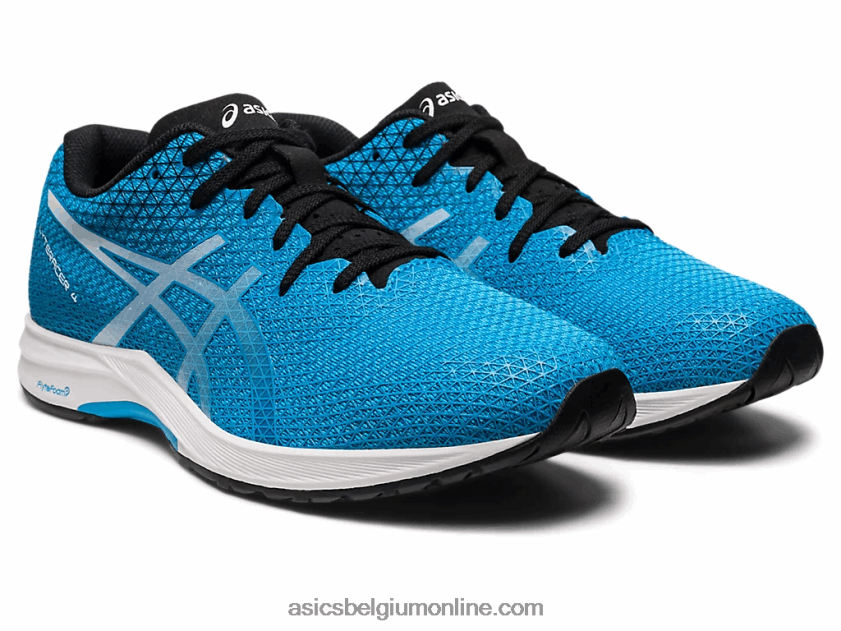 letterzetter 4 V6HXR2118 eiland blauw/wit Asics
