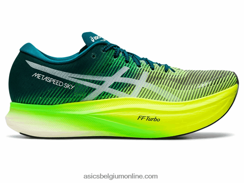 metasnelheid sky+ V6HXR21254 fluweel grenen/veiligheidsgeel Asics