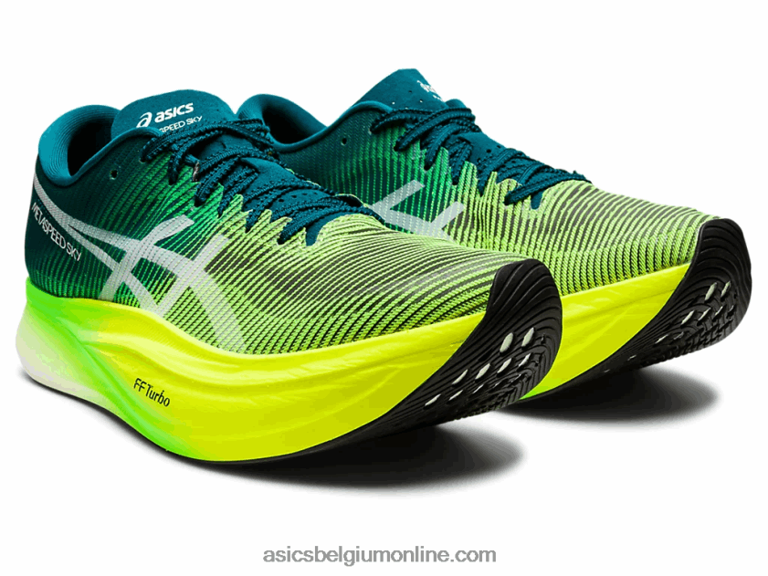 metasnelheid sky+ V6HXR21254 fluweel grenen/veiligheidsgeel Asics