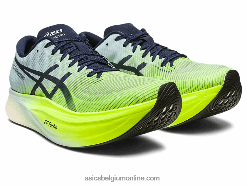 metasnelheid sky+ V6HXR2151 gevaar groen/hemel Asics