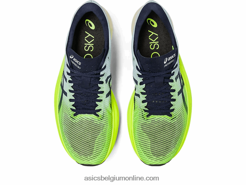 metasnelheid sky+ V6HXR2151 gevaar groen/hemel Asics