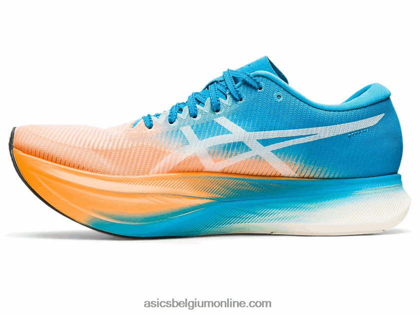 metasnelheid sky+ V6HXR2586 oranje pop/eilandblauw Asics