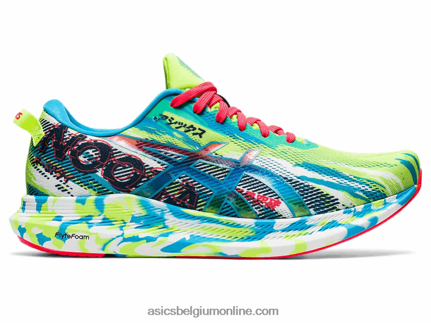 noosa tri 13 V6HXR21908 gevaar groen/digital aqua Asics