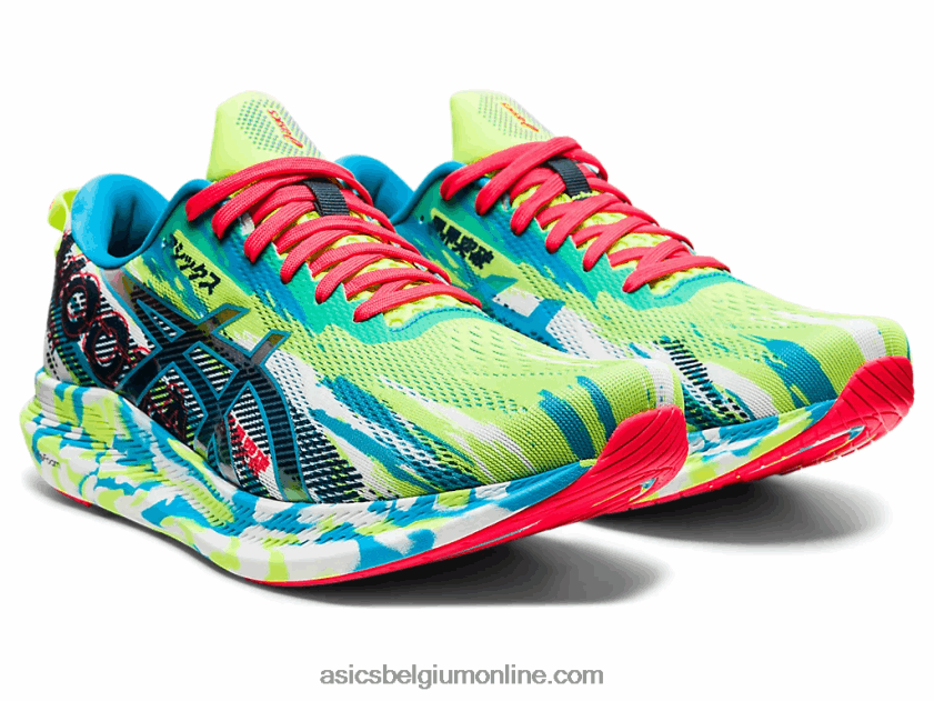 noosa tri 13 V6HXR21908 gevaar groen/digital aqua Asics