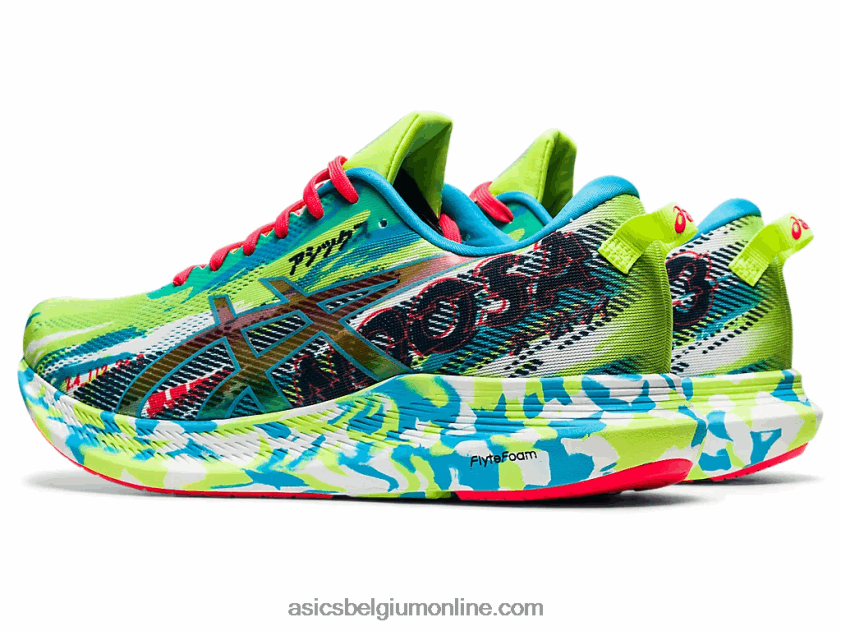 noosa tri 13 V6HXR21908 gevaar groen/digital aqua Asics
