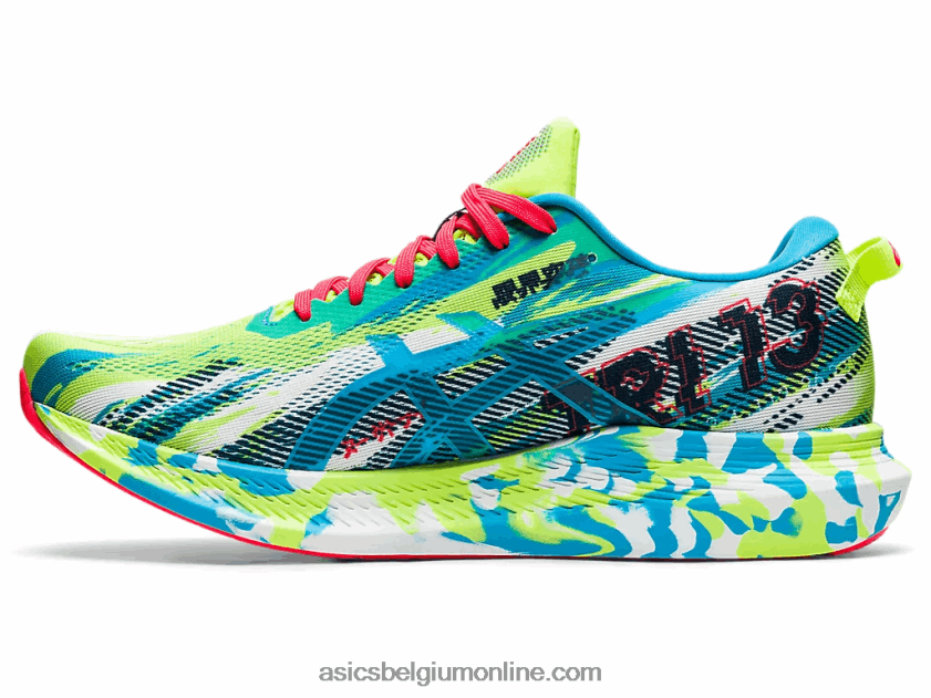 noosa tri 13 V6HXR21908 gevaar groen/digital aqua Asics