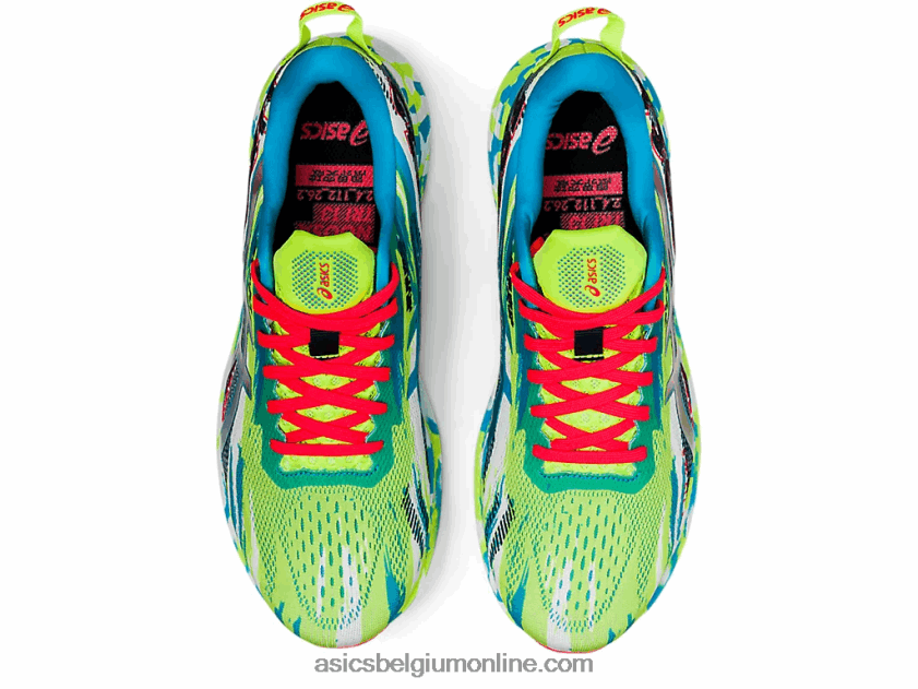 noosa tri 13 V6HXR21908 gevaar groen/digital aqua Asics