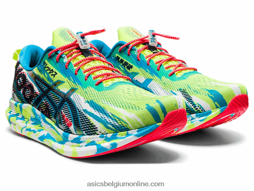 noosa tri 13 V6HXR21908 gevaar groen/digital aqua Asics