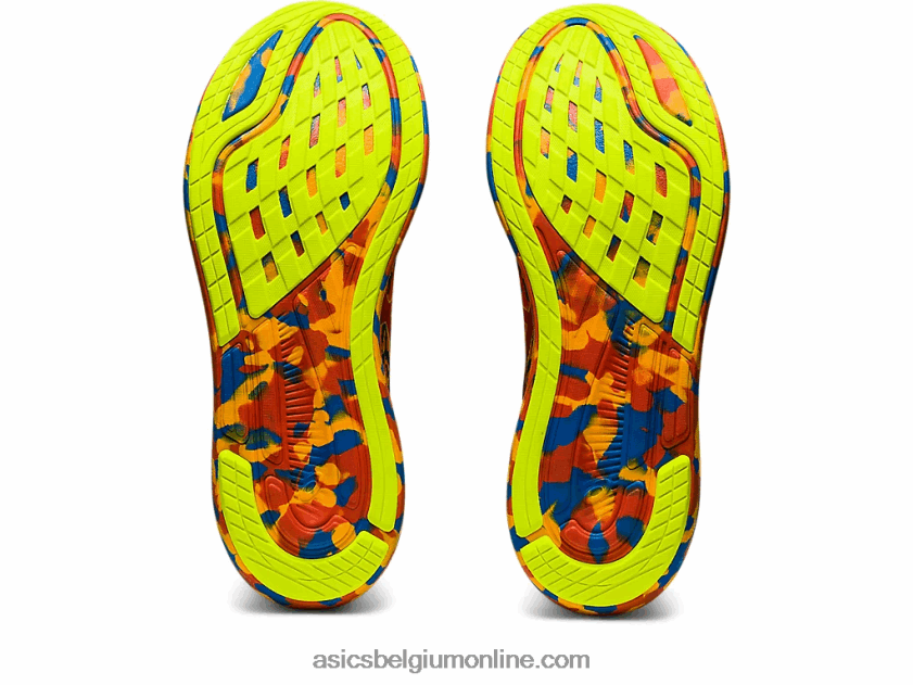 noosa tri 14 V6HXR21155 cherrytomaat/veiligheidsgeel Asics