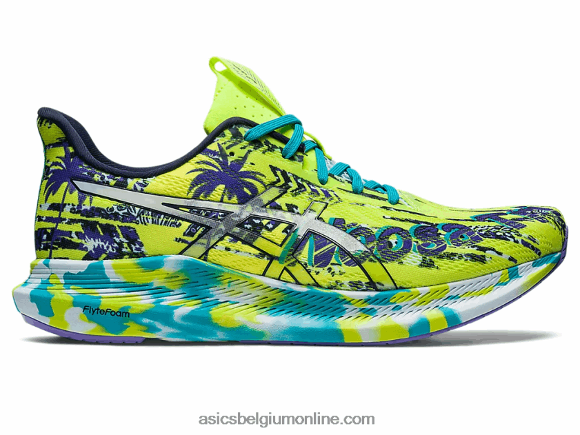 noosa tri 14 V6HXR2346 limoenschil/hemel Asics