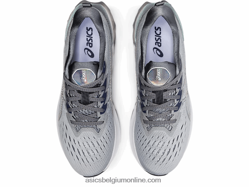 novablast 2 platina V6HXR21839 piemonte grijs/wit Asics