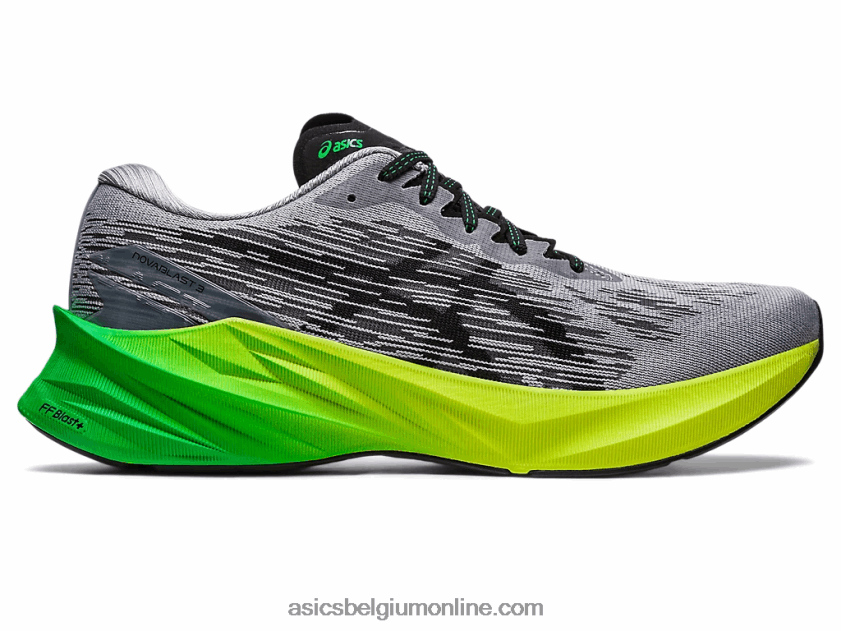 novablast 3 V6HXR2344 bladsteen/zwart Asics