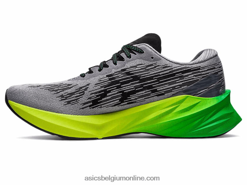 novablast 3 V6HXR2344 bladsteen/zwart Asics