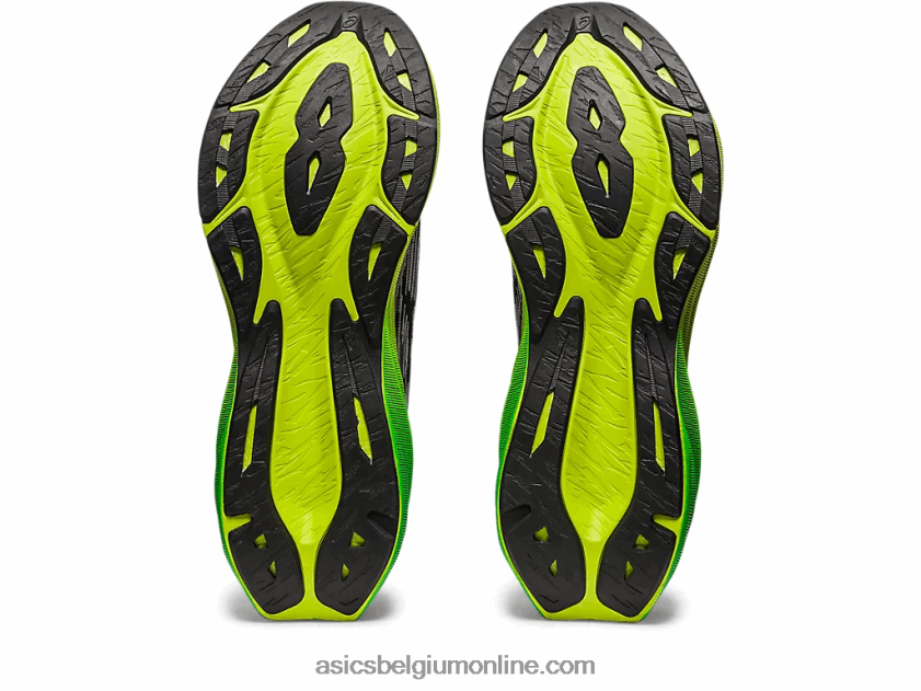 novablast 3 V6HXR2344 bladsteen/zwart Asics