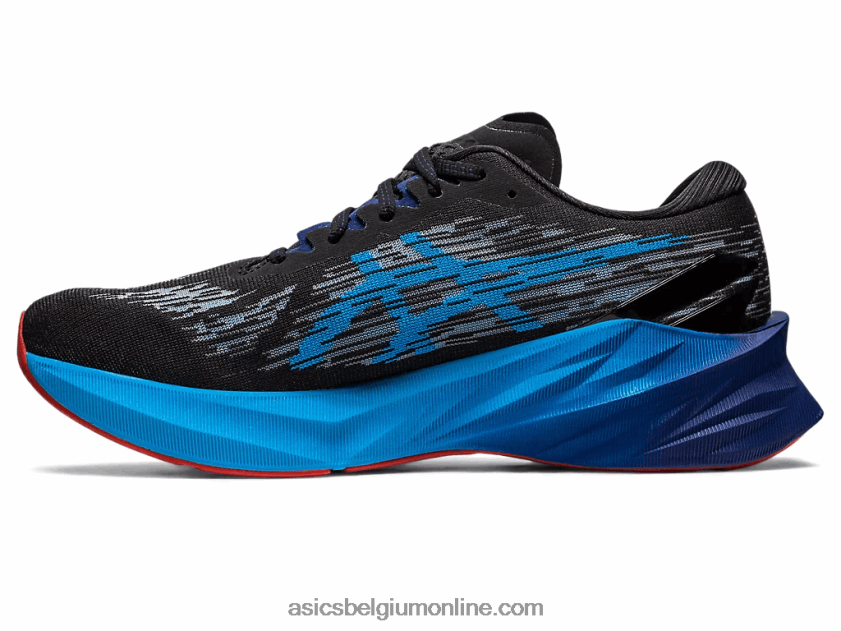 novablast 3 V6HXR2377 zwart/eilandblauw Asics