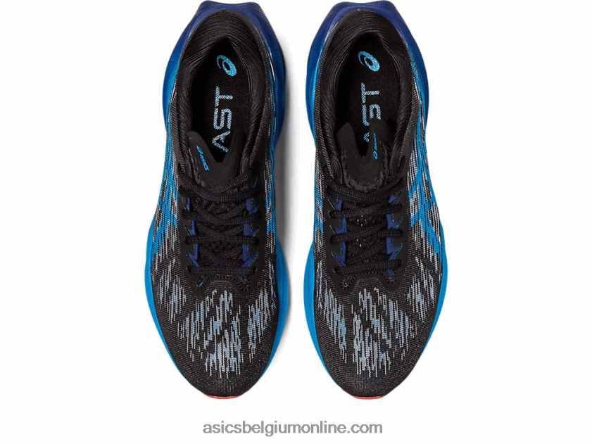 novablast 3 V6HXR2377 zwart/eilandblauw Asics