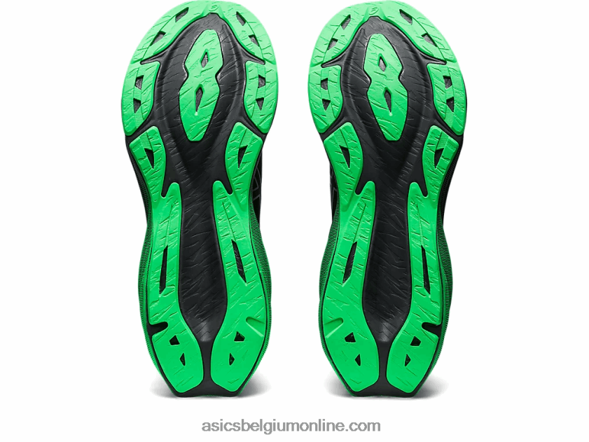 novablast 3 lite show V6HXR2739 zwart/nieuw blad Asics