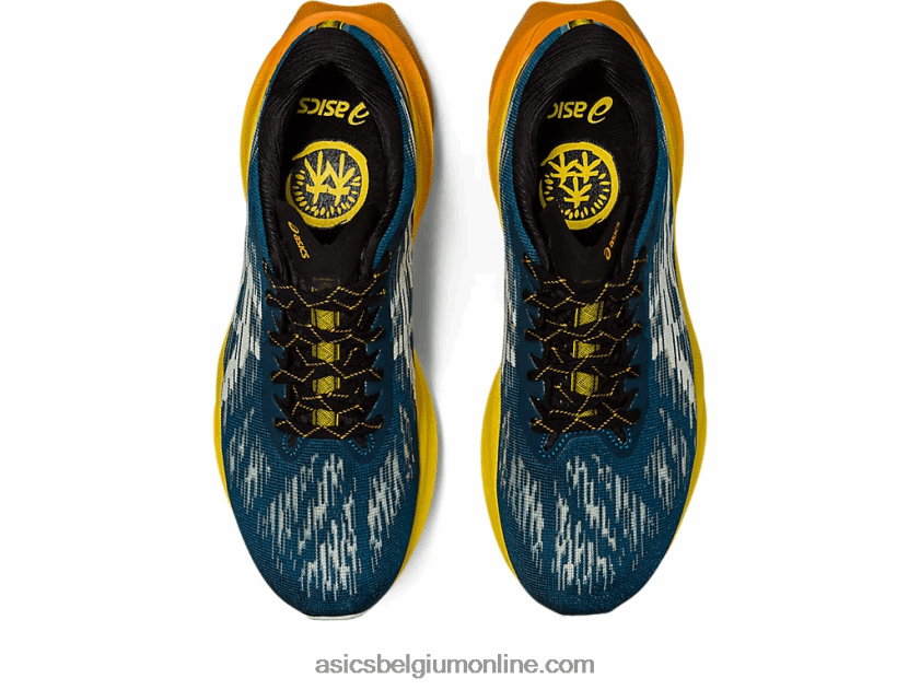 novablast 3tr V6HXR2421 natuurbaden/goudgeel Asics