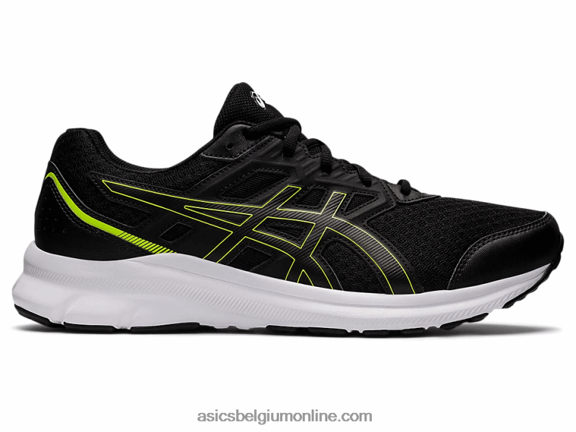 schok 3 extra breed V6HXR21538 zwart/gevarengroen Asics